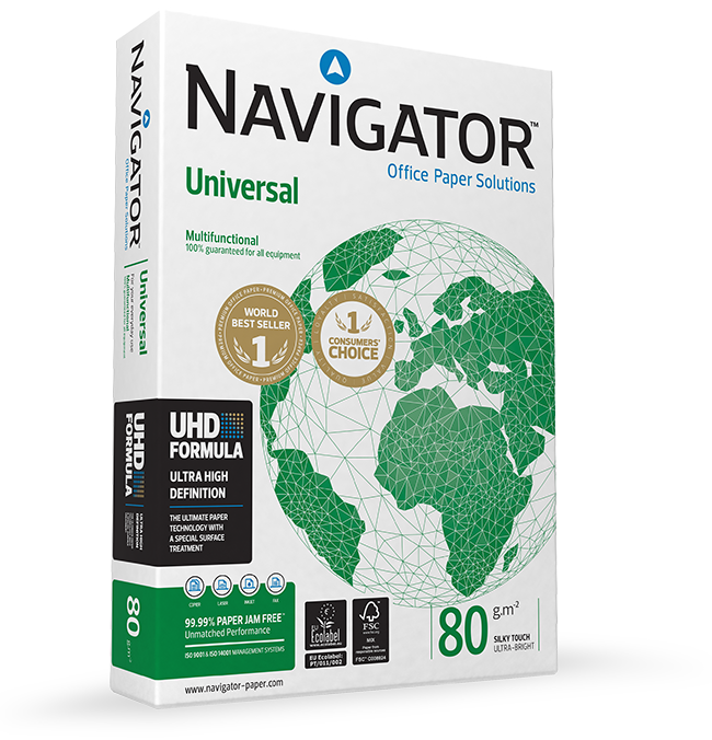 Papier A4 blanc 80 g Navigator Universal - Ramette de 500 feuilles sur