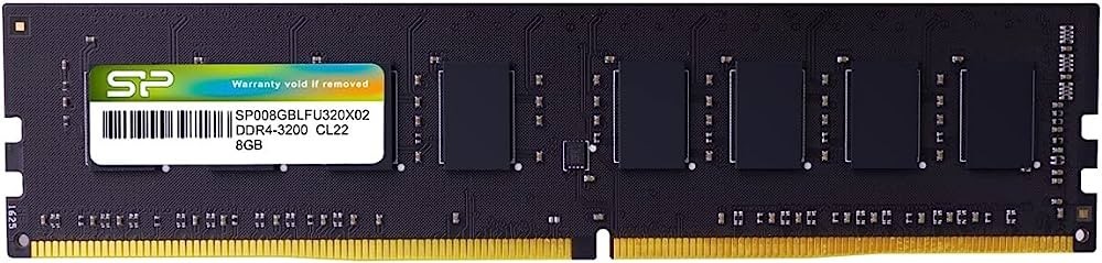 BARRETTE MÉMOIRE SILICON POWER 8 GO DDR4 3200 MHZ
