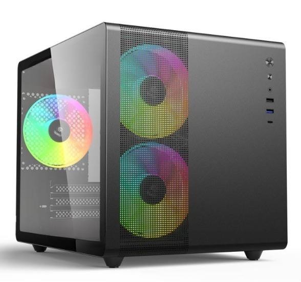 PC Gamer QUBO - Ryzen 7 5700G - RTX 3060 - 16Gb - 512 Gb - BLACK