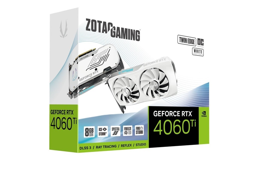Carte Graphique - ZOTAC GAMING GeForce RTX 4060 Ti 8GB Twin Edge