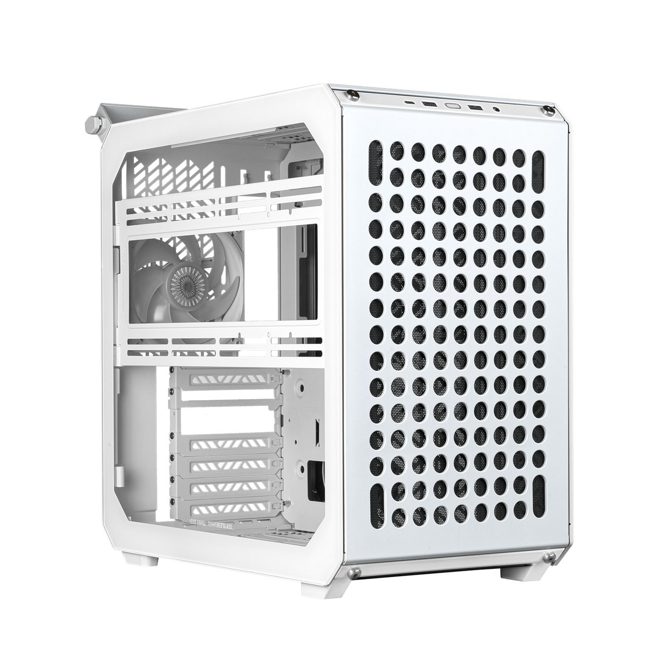 BOITIER GAMER COOLER MASTER QUBE 500 FLATPACK WHITE