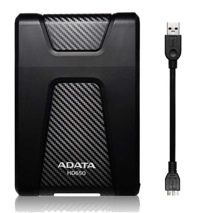 DISQUE DUR EXTERNE ADATA HD650 2TO USB 3.2 - NOIR