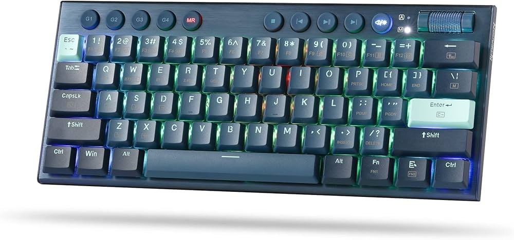 Clavier Gamer - Mécanique REDRAGON K632 PRO Noctis 60% RGB