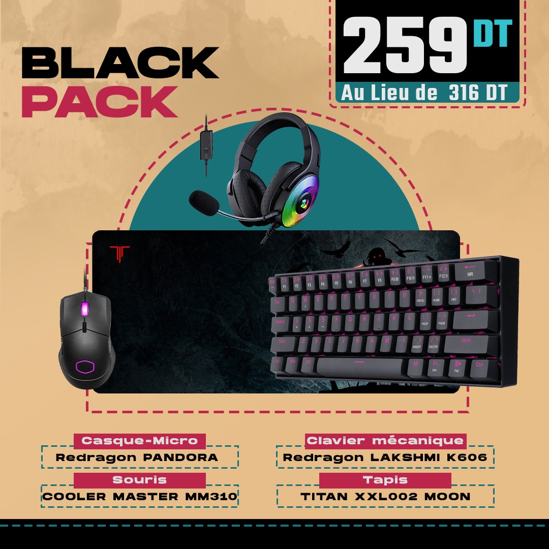 GAMER BLACK PACK