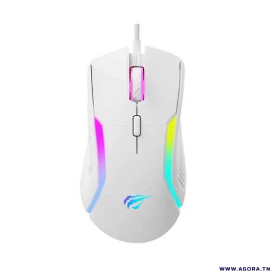 SOURIS GAMER HAVIT MS1033 RGB | BLANC