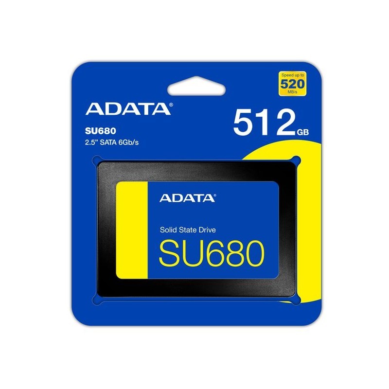 Disque Dur Interne ADATA SU680 512Go SSD 2.5'' SATAIII