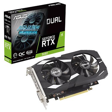 Carte Graphique - ASUS Dual GeForce RTX™ 3050 OC Edition 6GB GDDR6