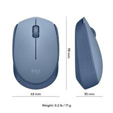 SOURIS SANS FIL LOGITECH M171 - BLEU GREY