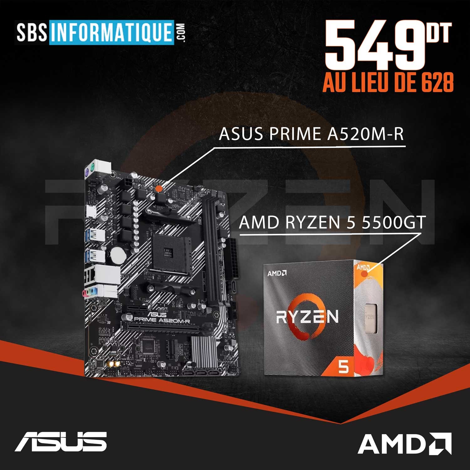 PACK UPGRADE AMD RYZEN 5 5500GT