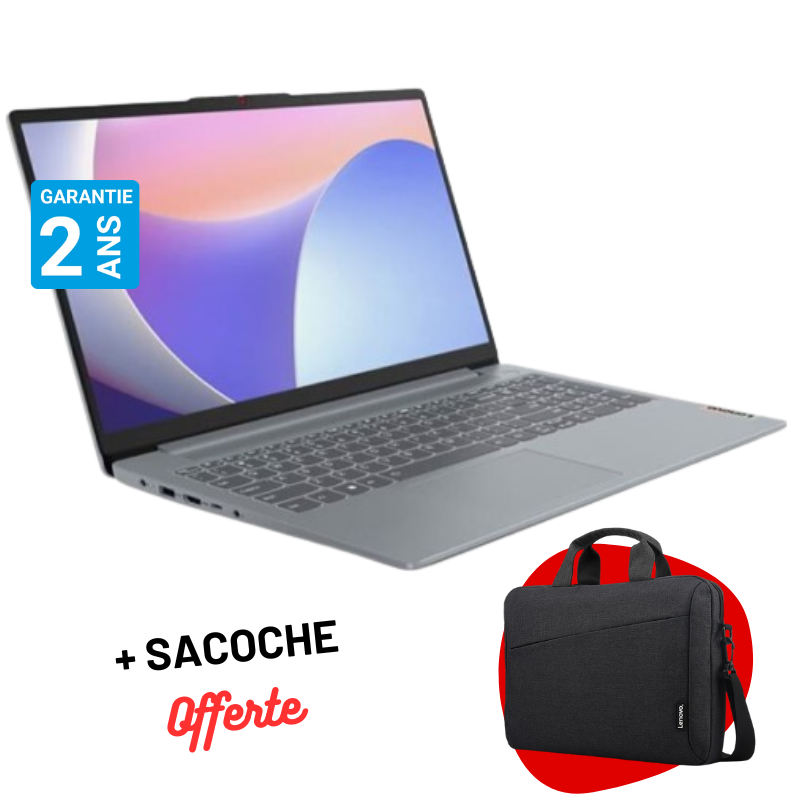 Pc Portable Lenovo IdeaPad SLIM 3 15AMN8 RYZEN 5 7520U - 16 Go - 512 Go