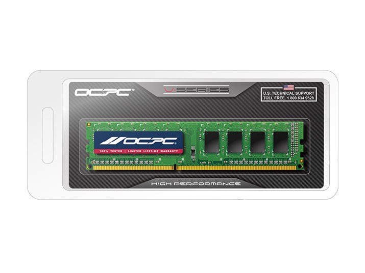 Barrette Mémoire V-SERIES OCPC 8G DDR3 1600 MHZ