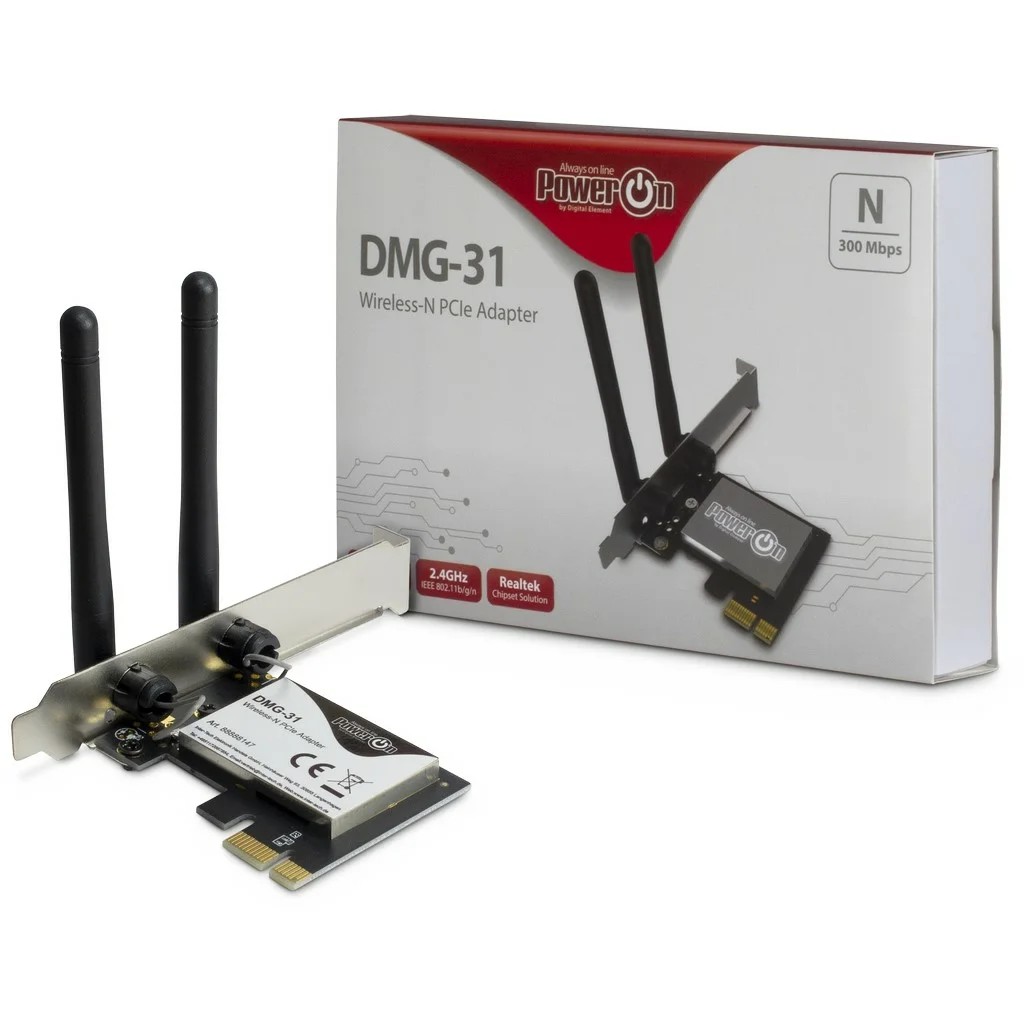 Carte PCIe Wi-Fi Power On DMG-31