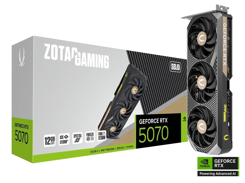 Carte Graphique - ZOTAC GAMING GeForce RTX 5070 SOLID