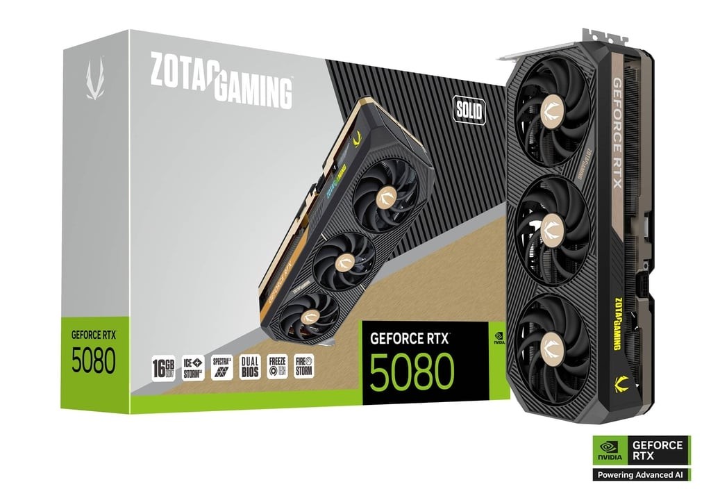 Carte Graphique - ZOTAC GAMING GeForce RTX 5080 SOLID